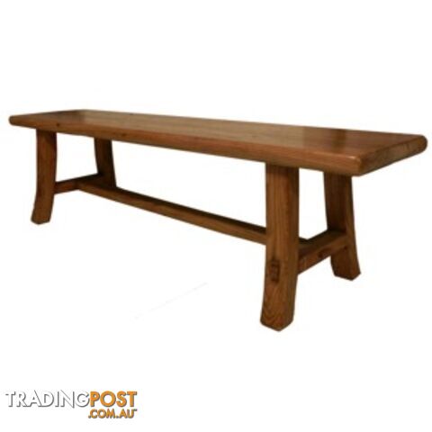 Country Style Chinese Outdoor Wood Bench - photo 2 of 2