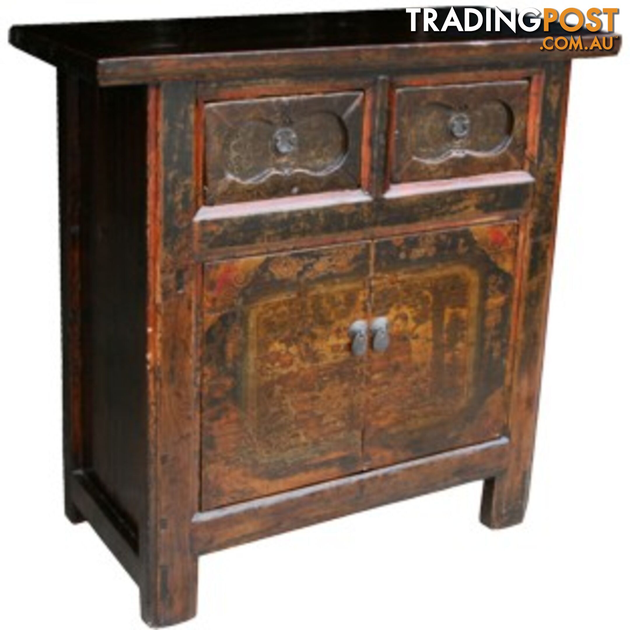 Antique Chinese Painted Cabinet