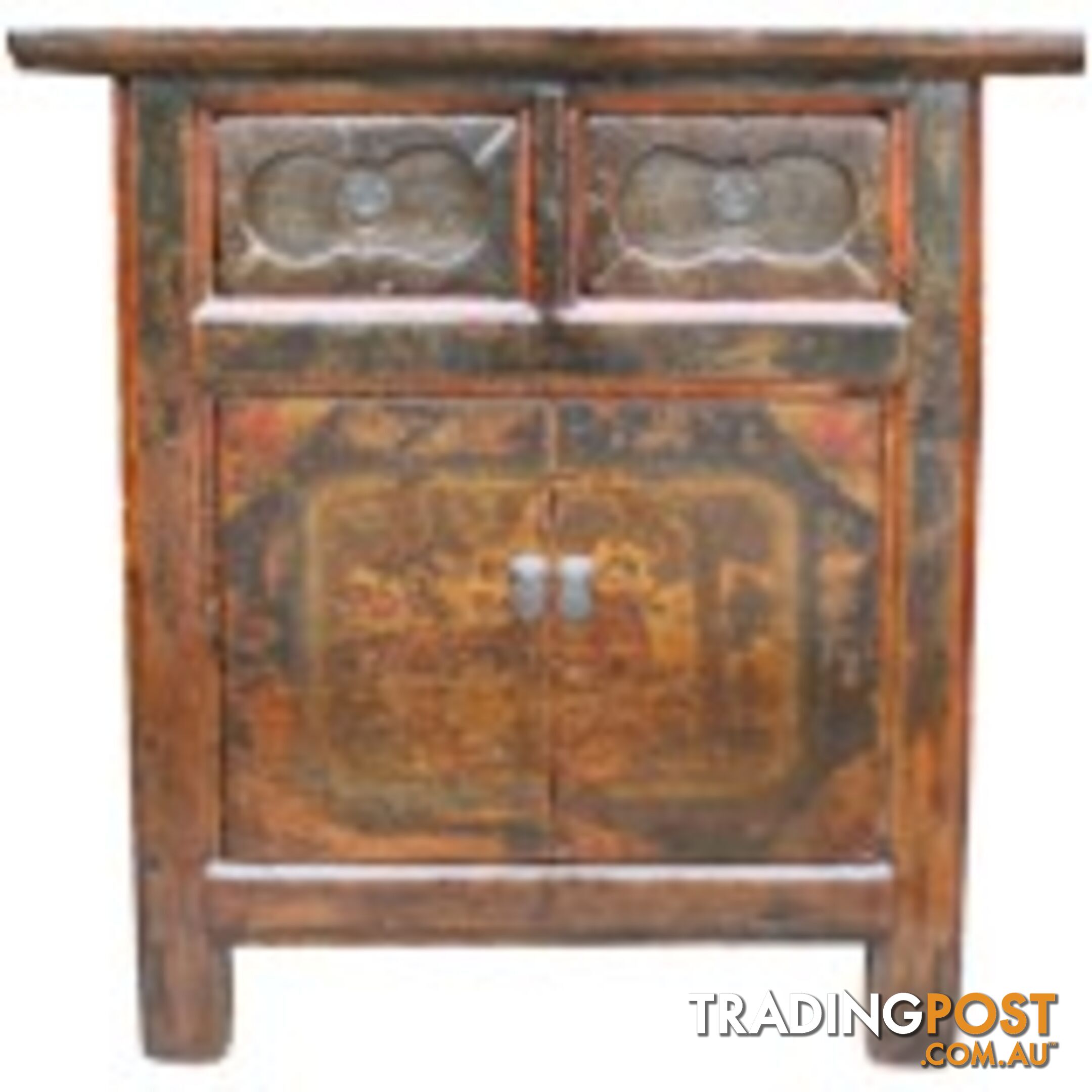 Antique Chinese Painted Cabinet