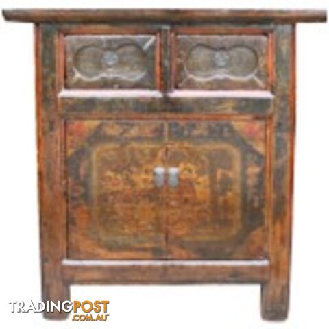 Antique Chinese Painted Cabinet