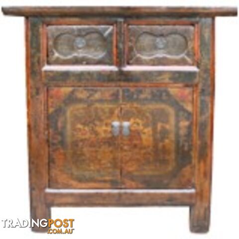 Antique Chinese Painted Cabinet