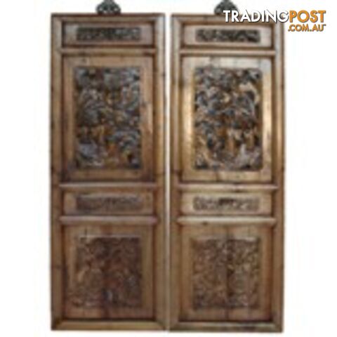 Chinese Carved Wall Hanging Screen