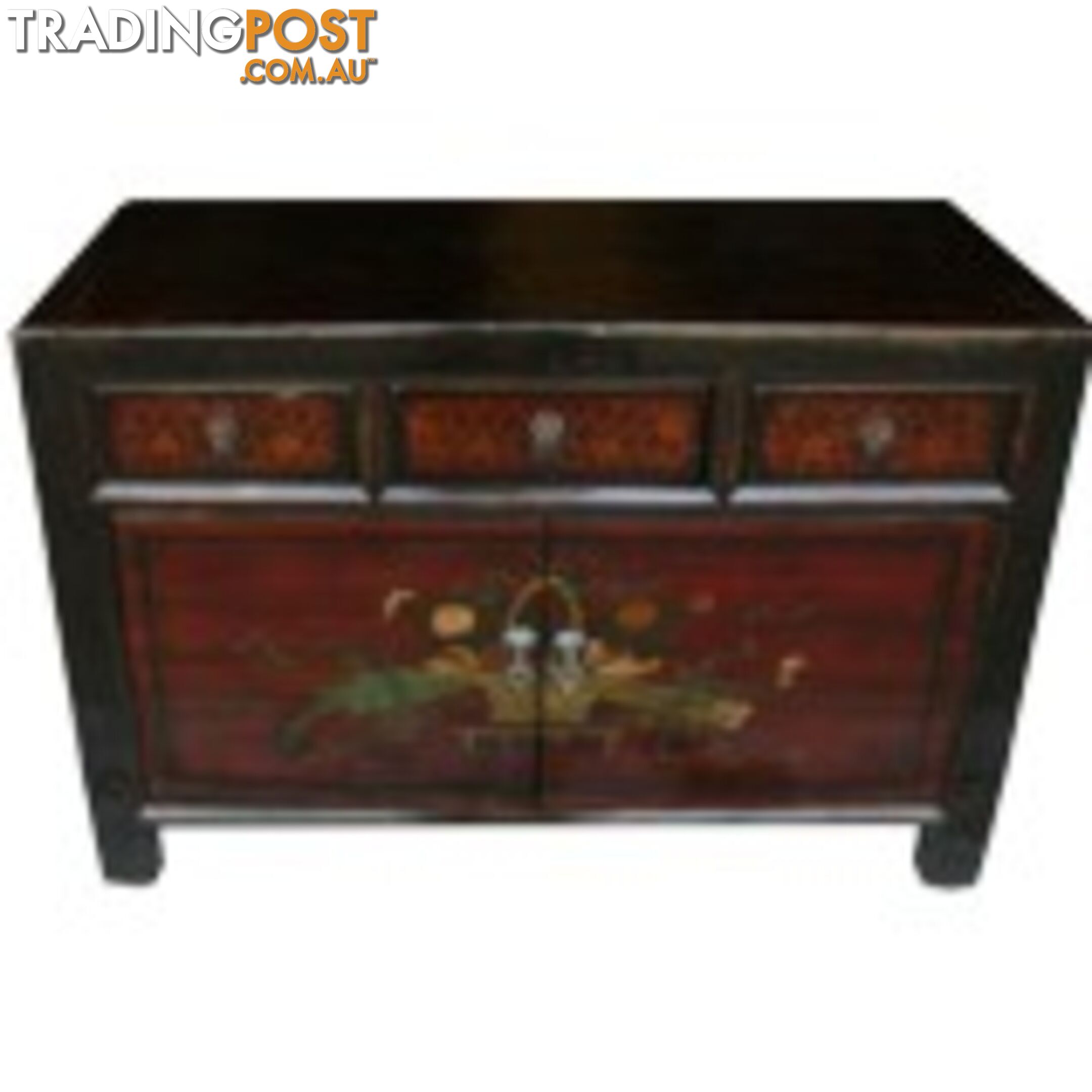 Mongolian Painted Sideboard