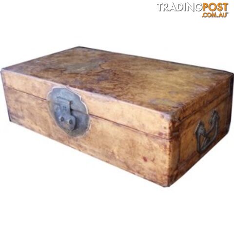Beige Chinese Leather Box - photo 2 of 2