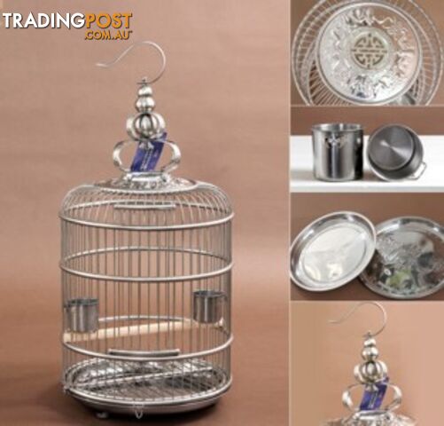 Stainless Steel Bird Cage Standard 45cm