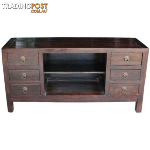 Brown Low Chinese Sideboard TV Sideboard