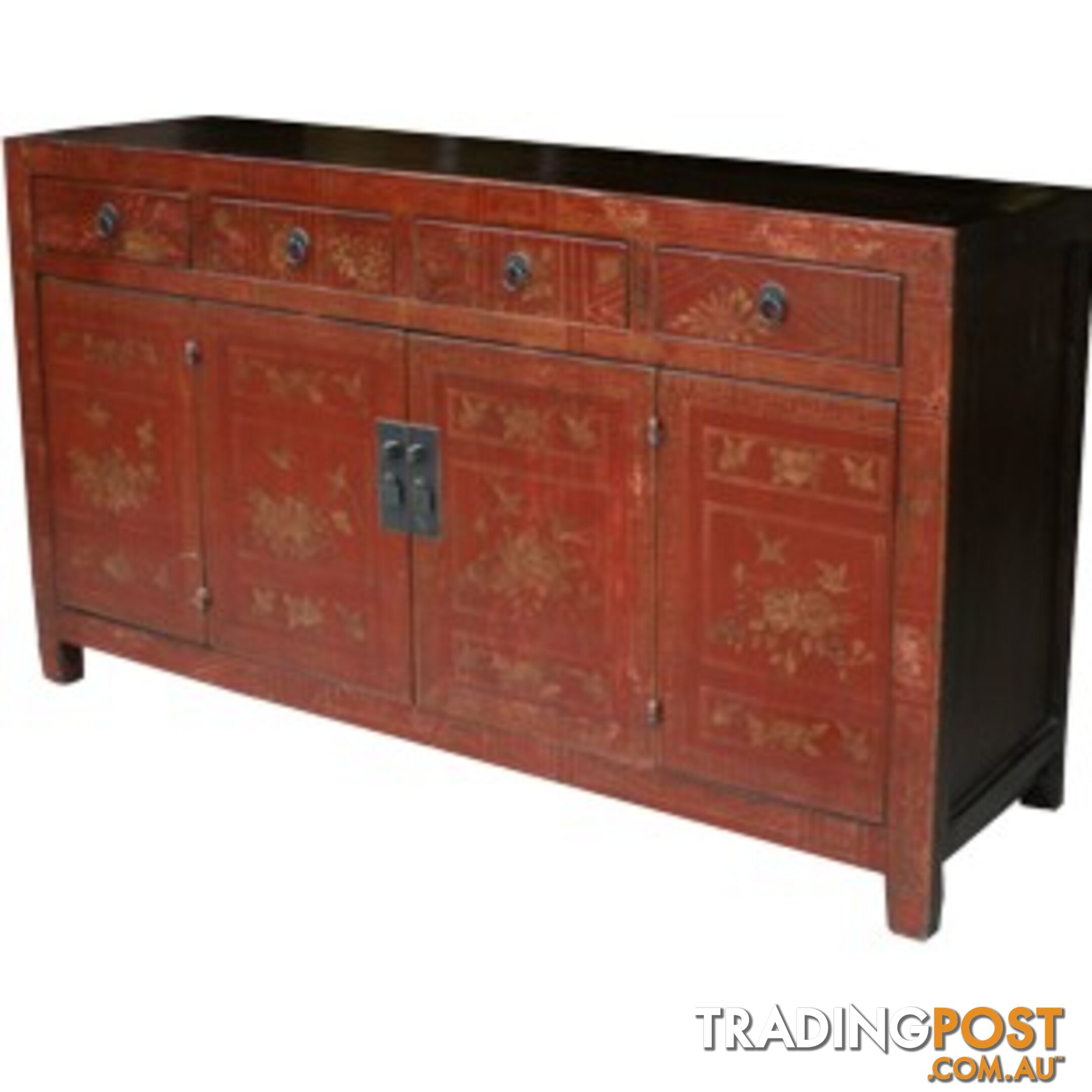 Original Manchurian Painted Chinese Sideboard