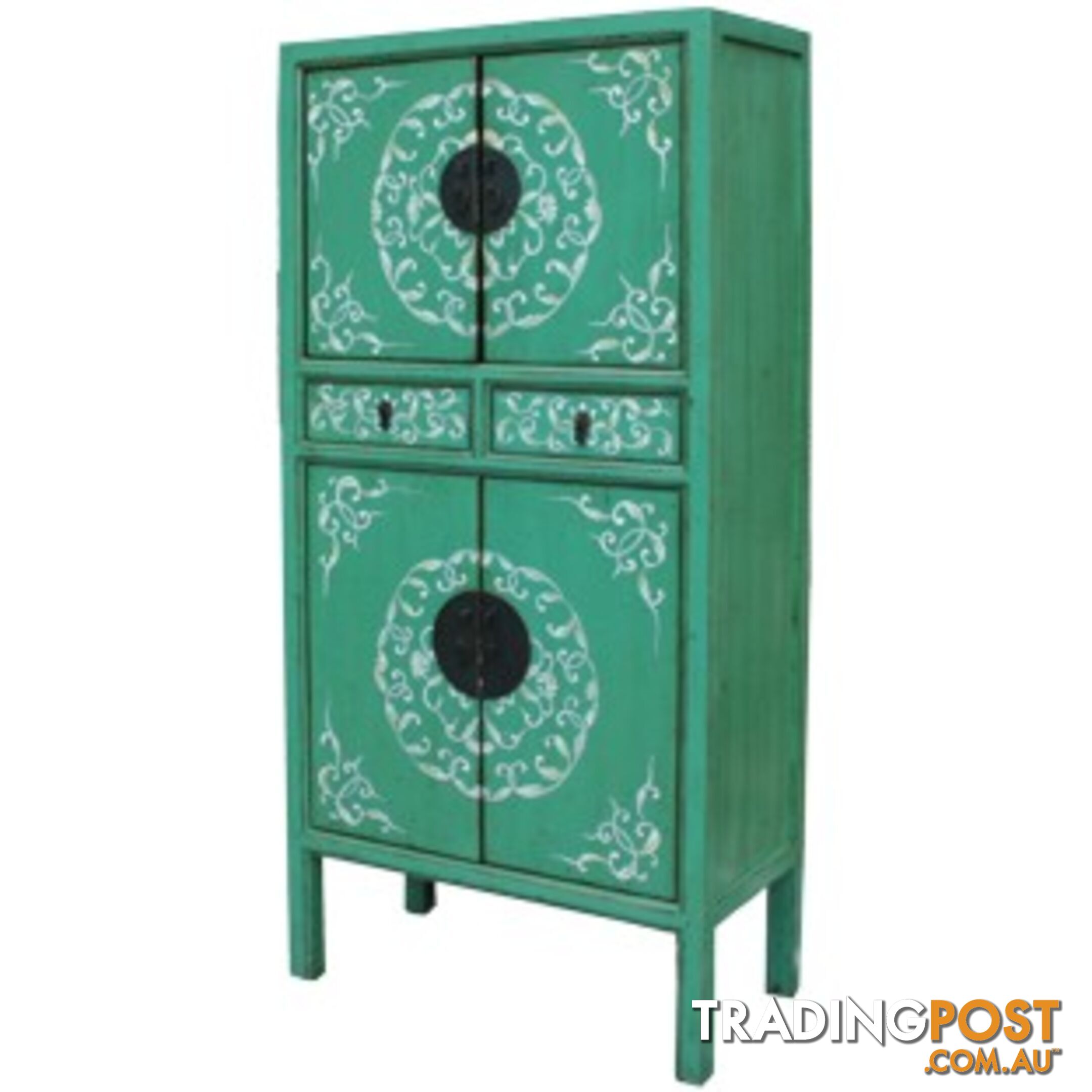 Green Chinese Wedding Cabinet