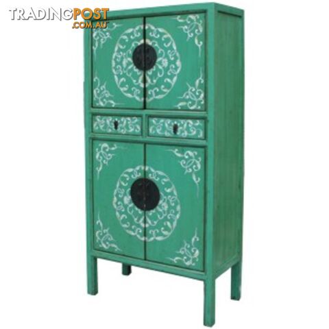 Green Chinese Wedding Cabinet