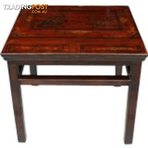 Chinese Antique Painted Side Table Coffee Table