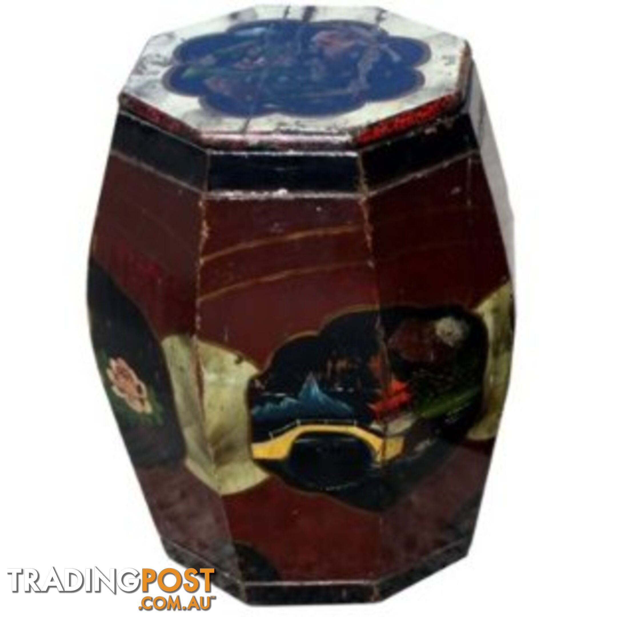 Original Chinese Antique Painted Container Box