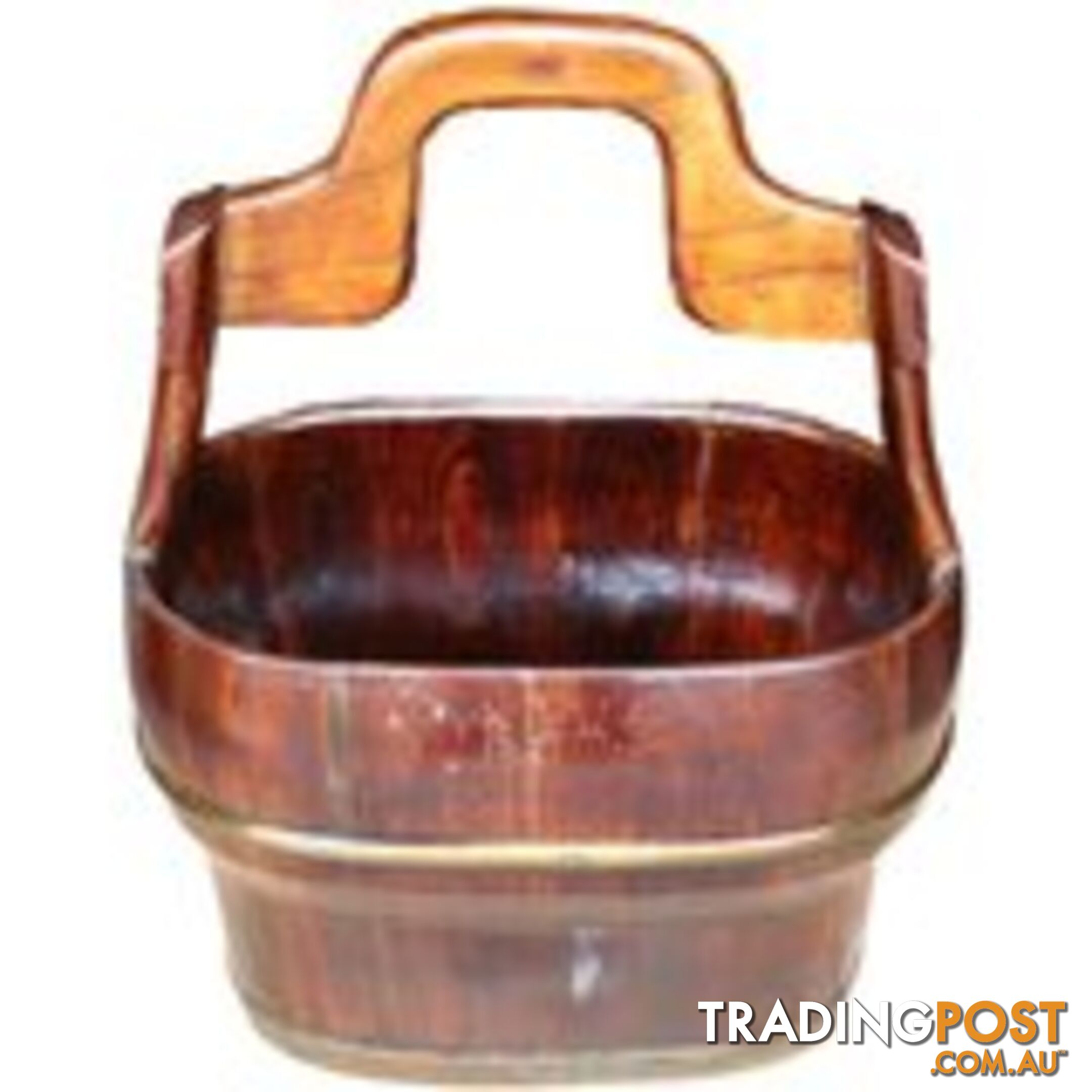 Brown Wood Water Container