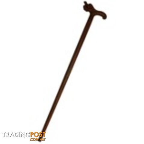 Deluxe Rosewood Crutches with Dragon Handle