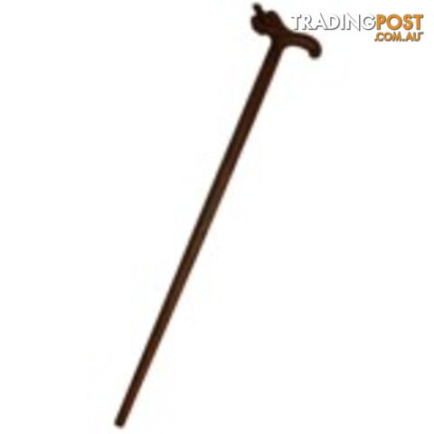 Deluxe Rosewood Crutches with Dragon Handle