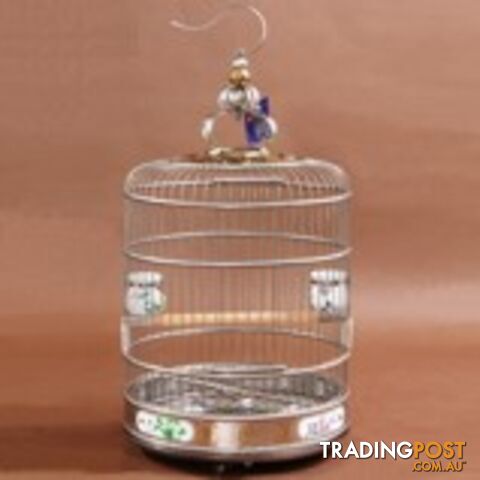 Stainless Steel Bird Cage Deluxe 45cm