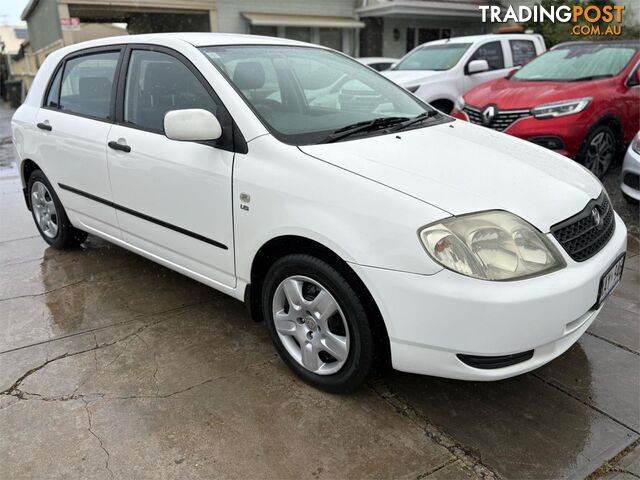 2003 TOYOTA COROLLA ASCENT ZZE122R HATCHBACK