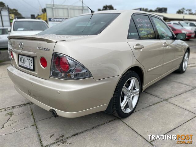 2005 LEXUS IS IS200SPORTSLUXURY GXE10RMY04,5 SEDAN