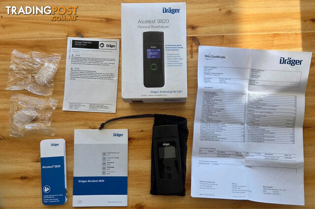 Dräger Alcotest 3820 Breathalyser – Working – Calibration Due - photo 3 of 4
