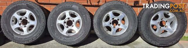 Toyota LandCruiser 100 GXL V8 6x8 Alloy Wheels & 275 70R16 Tyres Mt Nelson
