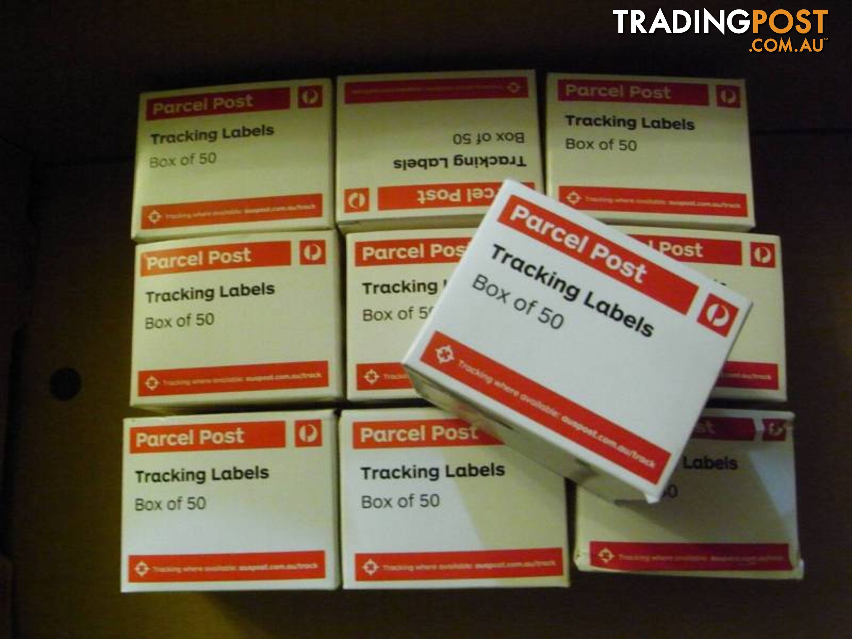 500 x AUSTRALIA POST TRACKING LABELS EBAY SALES POSTAGE