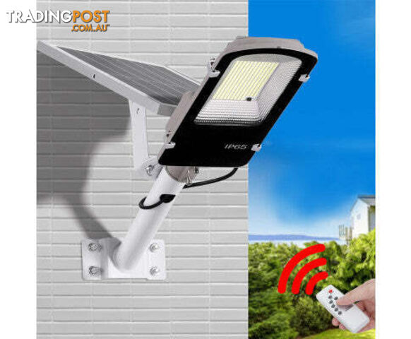 Leier 386 LED Solar Street Light Flood Motion Sensor Remote