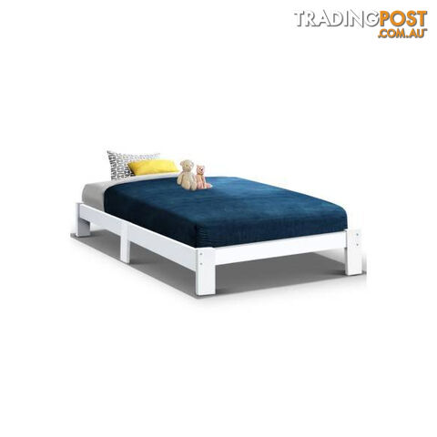 Artiss Bed Frame Single Wooden Bed Base Frame Size JADE Timber Mattress Platform