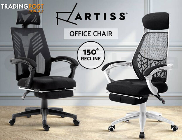 Artiss Gaming Office Chair Computer Desk Chair Home Work Study White