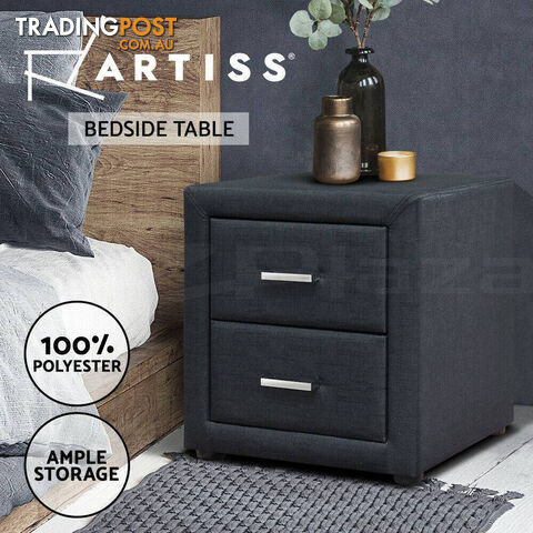 Artiss Moda Bedside table - Charcoal