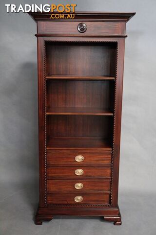 Mahogany Bookcase With Drawers & Shelves - photo 4 of 5