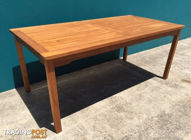 Outdoor Furniture Solid Teak Wood Rectangular Garden Oiled Table