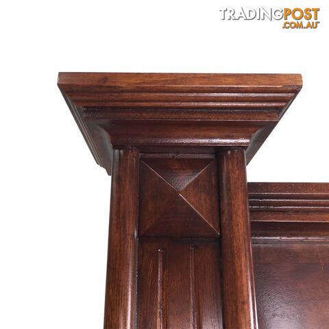 Solid Rubber Wood Bedroom Furniture Dressing Table and Mirror