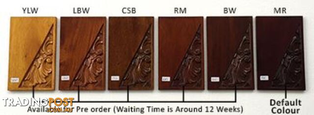 Solid Mahogany Wood Fiddle Back Upholstered Chair