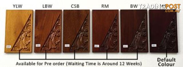 Solid Mahogany Wood 145 cm Pedestal Leg Round Dining Table