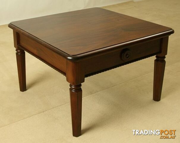 Mahogany Wood Square Coffee Table