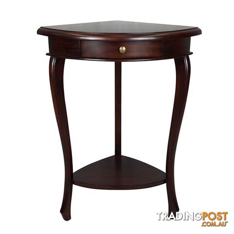 Solid Mahogany Wood Corner Lamp Table 12068