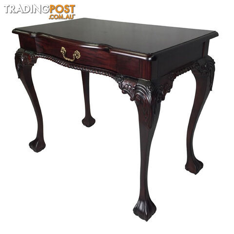 Mahogany Wood Small Writing Desk