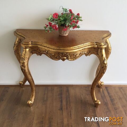 Solid Mahogany Wood Hall Table