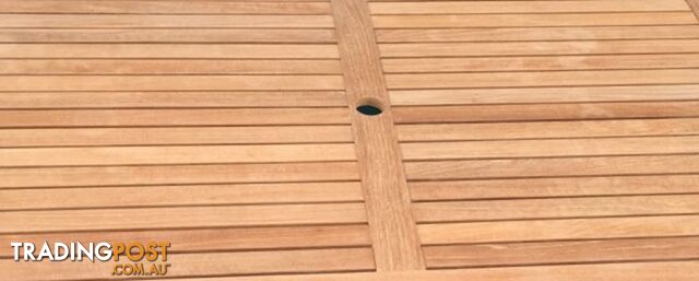 Outdoor Furniture Solid Teak wood Rectangular Garden Table - photo 4 of 6