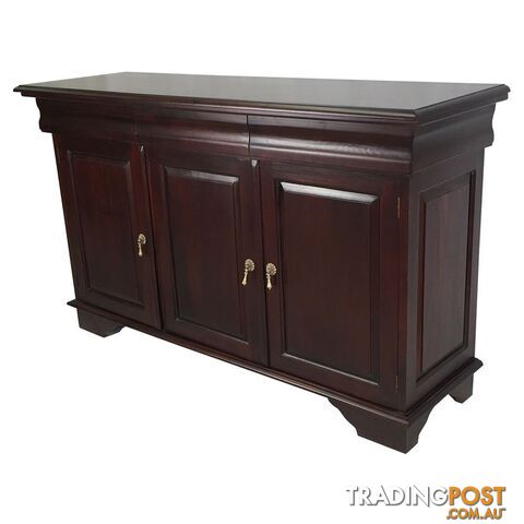 Solid Mahogany Wood Side Board 2 or 3 Drawers