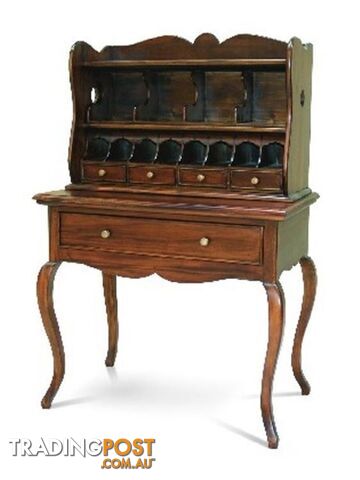 Solid Mahogany Wood Writing Desk