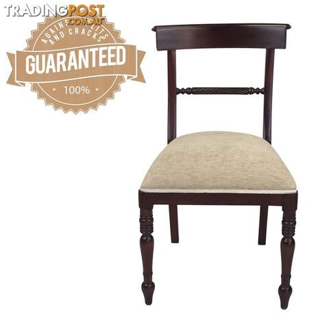 Solid Mahogany Wood Regency Rope Chair