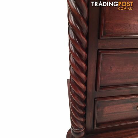 Solid Mahogany Wood Bedside Table