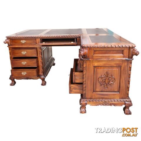 Mahogany Wood Luxurious Turning Desk - photo 4 of 9