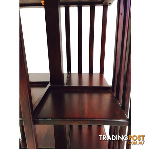 Mahogany Wood Revolving Bookcase - photo 3 of 5
