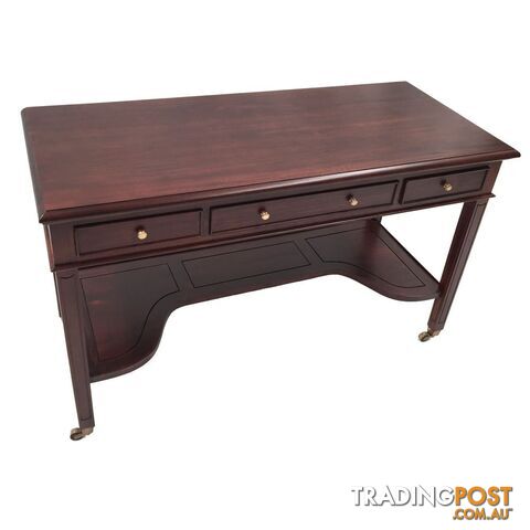 Solid Mahogany Wood Writing Desk - photo 5 of 9