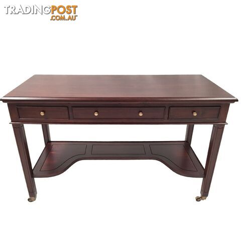 Solid Mahogany Wood Writing Desk - photo 4 of 9