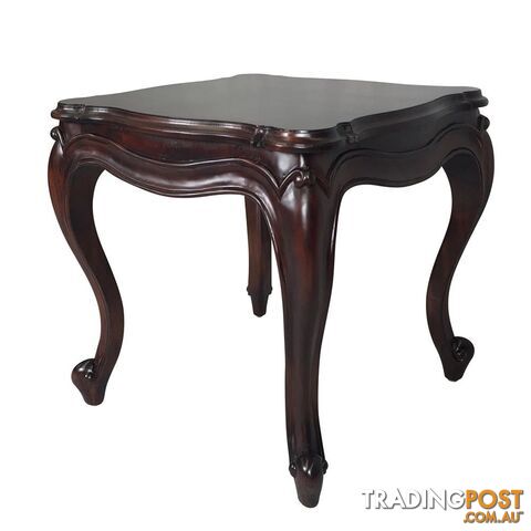 Solid Mahogany Wood Side Lamp Table