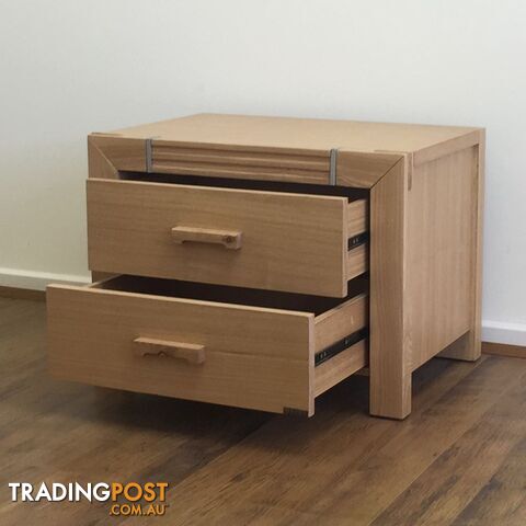 Solid ash wood Bedroom Furniture Bedside Table