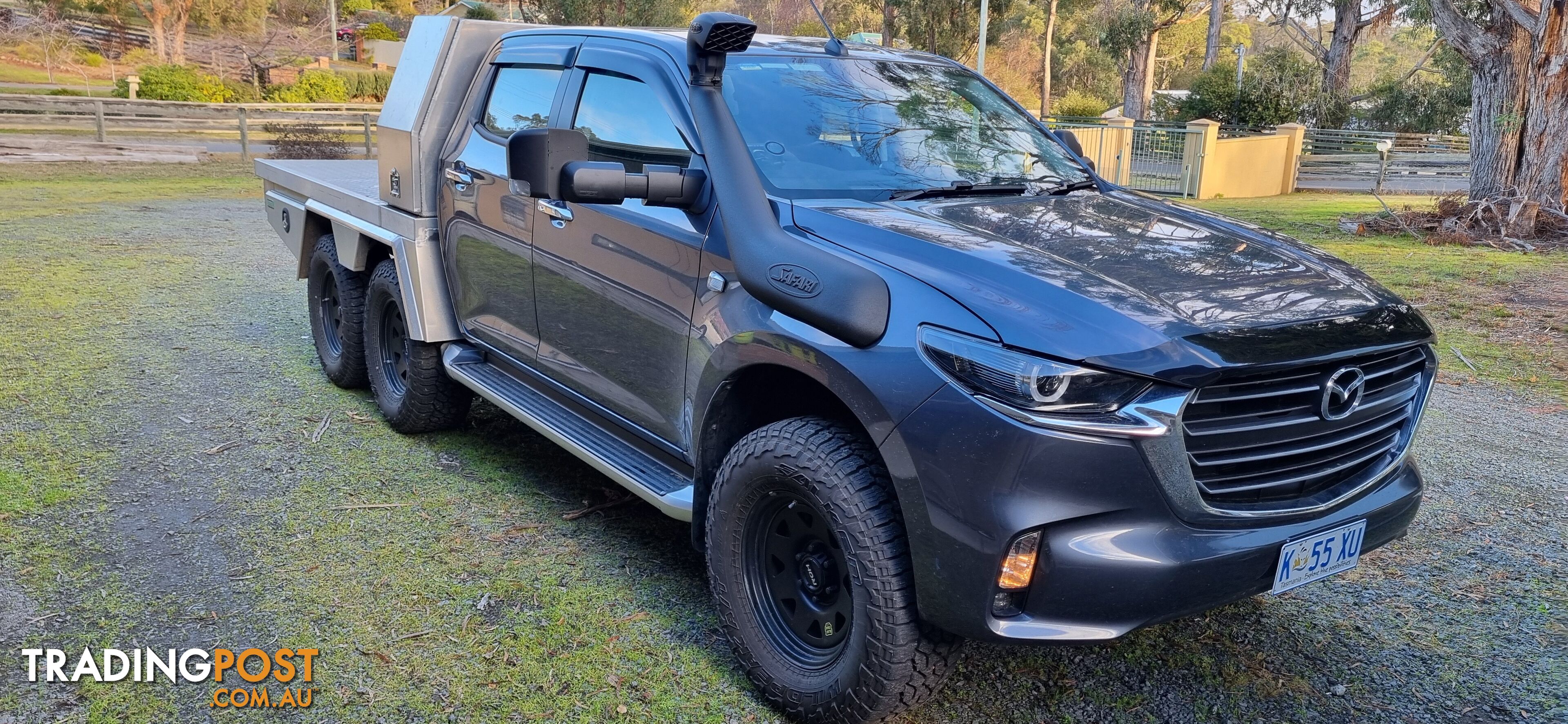 MAZDA B30D 6Auto 3.0L Dual Cab Chassis XTR 6x4 (Conversion by 6 Wheeler Conversions, Toowoomba