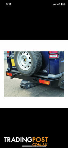 2002 landrover discovery aftermarket rear bar